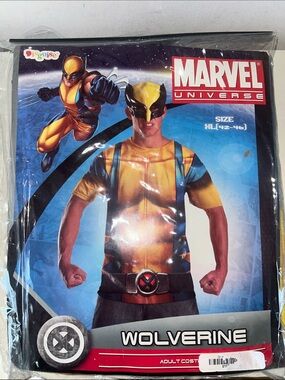 Marvel Wolverine Costume - Yellow, Black & Blue Boys XL NWT